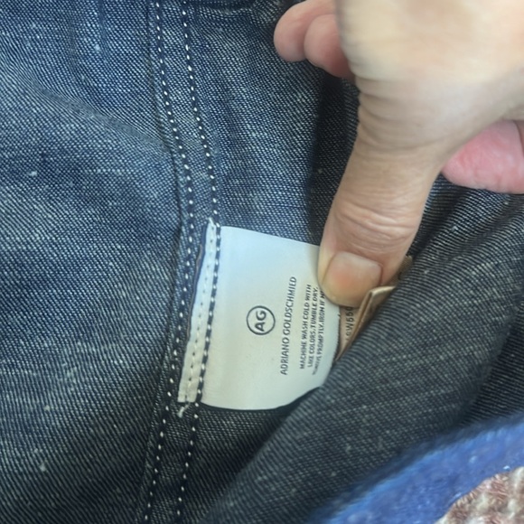 AG Adriano Goldschmied Indigo Denim Vest - Picture 4 of 5